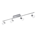 Eglo 94383 - LED Spotlight PERITO 4xLED/3W/230V 3000K shiny chrome