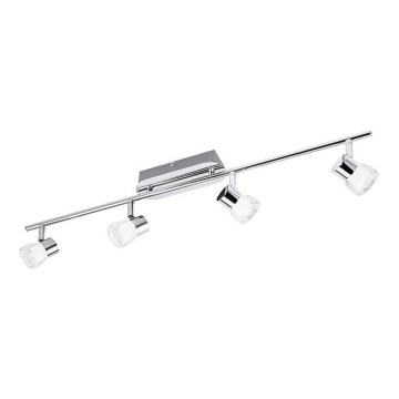 Eglo 94383 - LED Spotlight PERITO 4xLED/3W/230V 3000K shiny chrome