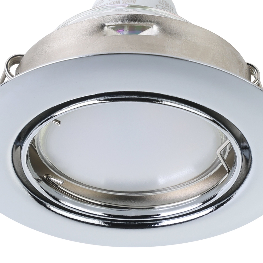 Eglo - Set of 3 PENETO LED recessed downlights, each with 1x GU10 LED (5W, 230V)