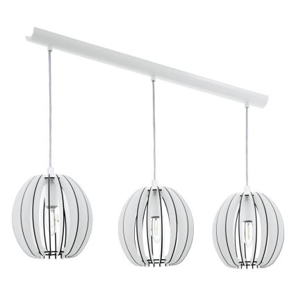 Eglo 94444 - Chandelier COSSANO 3xE14/40W/230V