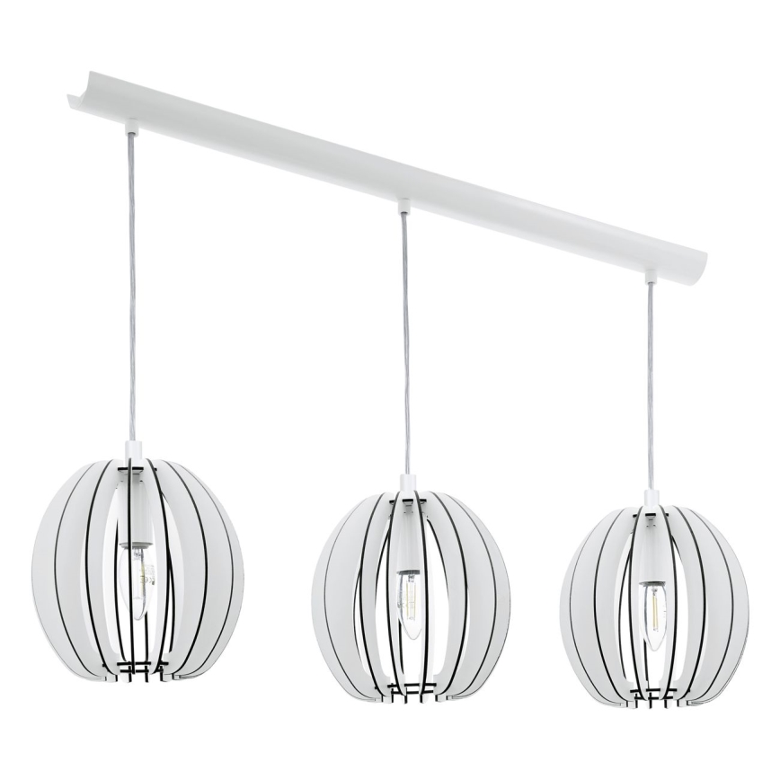 Eglo 94444 - Chandelier COSSANO 3xE14/40W/230V
