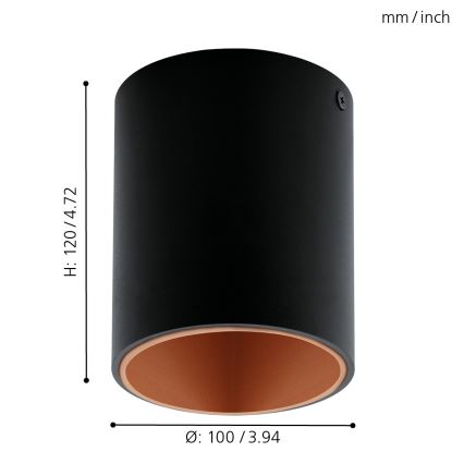 Eglo - LED ceiling light 1xLED/3.3W/230V