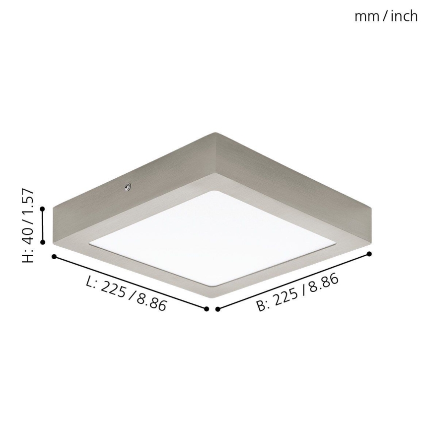 Eglo 94526 - LED ceiling light FUEVA 1 LED/16.5W/230V