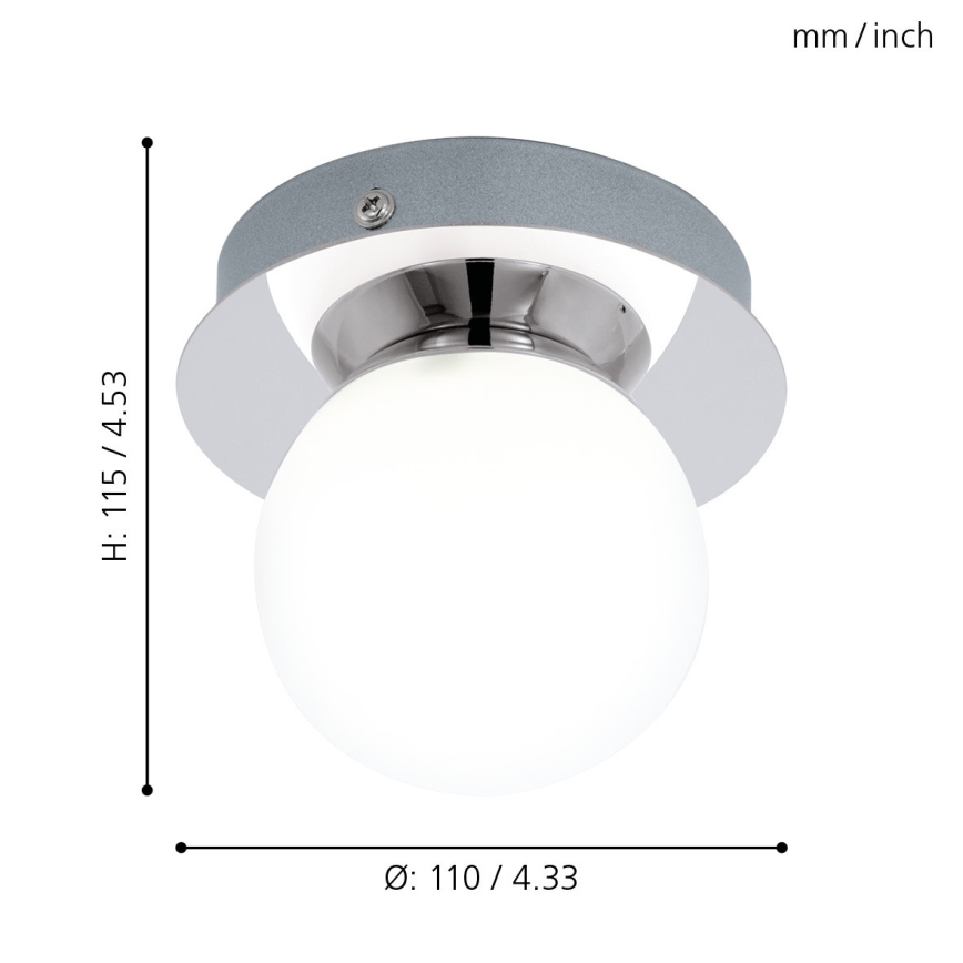 Eglo - LED bathroom light 1xLED/3,3W/230V IP44