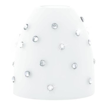 Eglo 94749 - Replacement glass for chandelier, table lamp, ceiling light and spotlight MY CHOICE d. 9 cm white/chrome