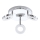 Eglo 94762 - LED bathroom light GONARO 3xLED/3,8W/230V IP44