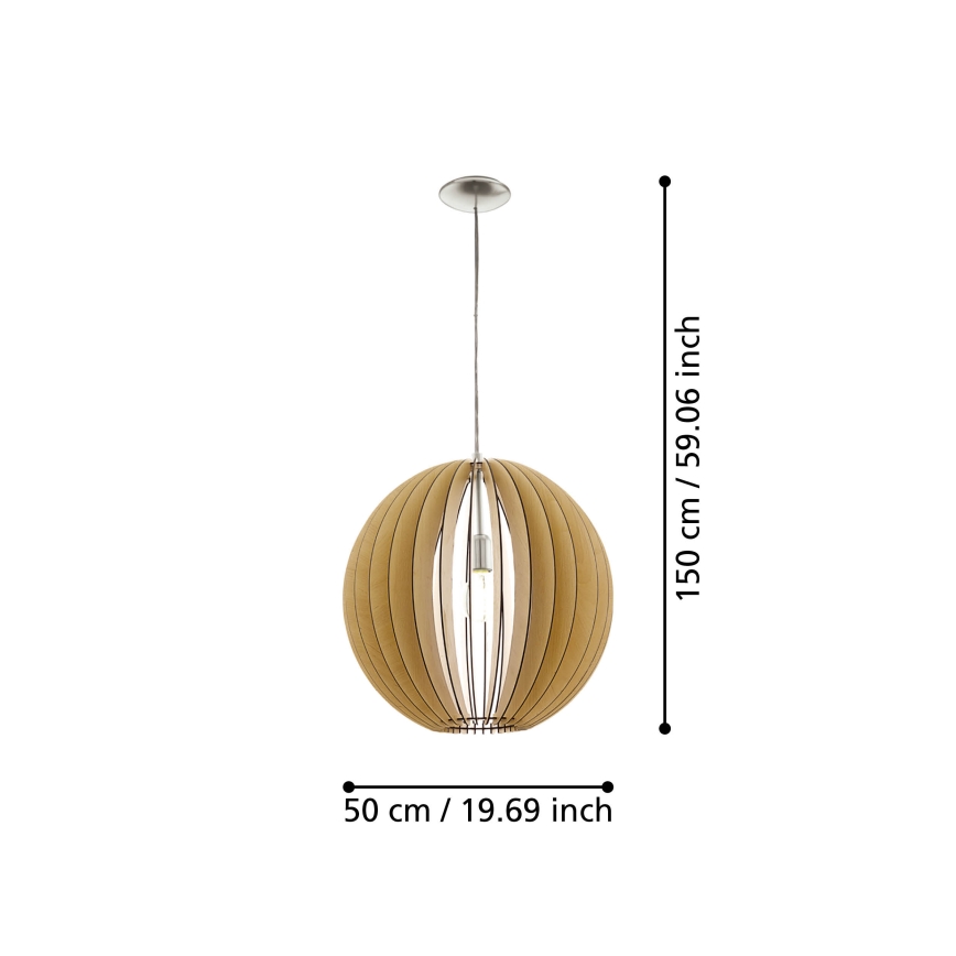 Eglo - Chandelier 1xE27/60W/230V