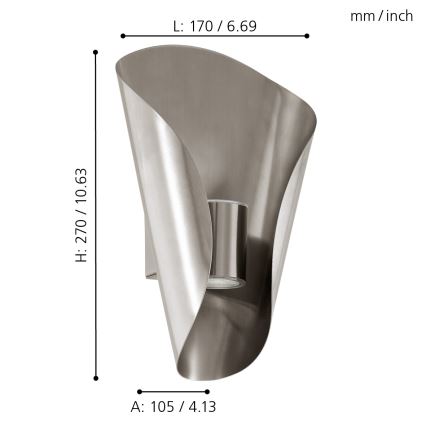 Eglo 94779 - LED outdoor light BOSARO 2xLED/2,5W/230V IP44