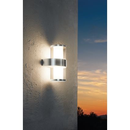 Eglo 94799 - Outdoor wall light BEVERLY 1 2x LED/3.7W/230V IP44