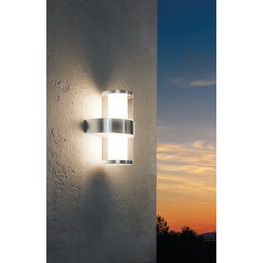 Eglo 94799 - Outdoor wall light BEVERLY 1 2x LED/3.7W/230V IP44