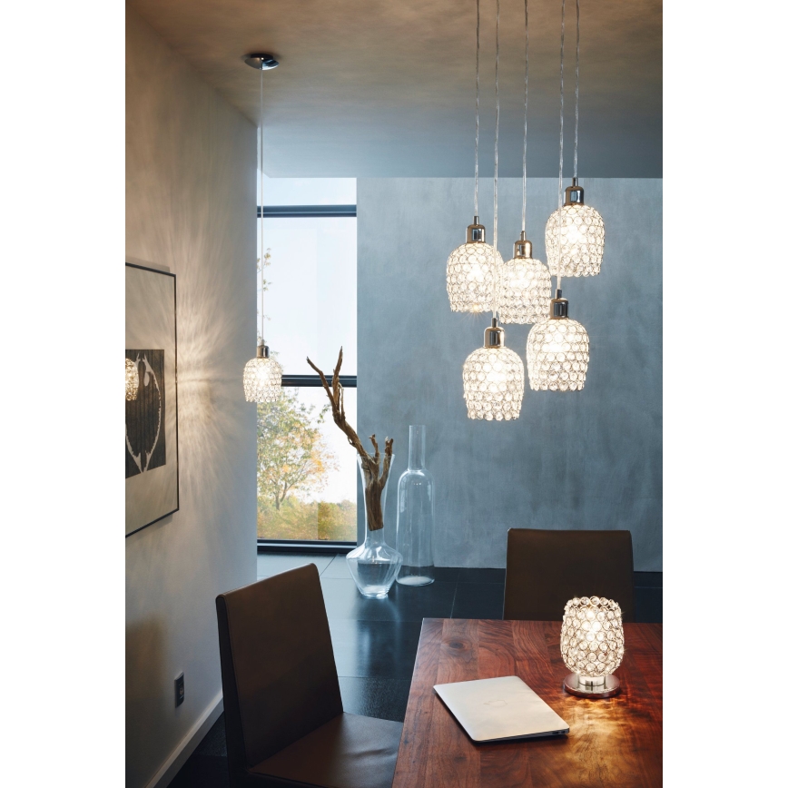 Eglo 94898 - Cable-suspended pendant light BONARES 1 5xE27/60W/230V