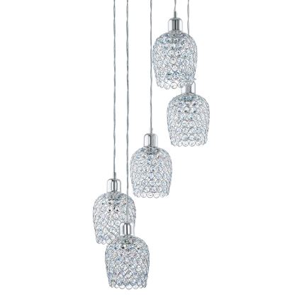 Eglo - Chandelier on a string 5xE27/60W/230V