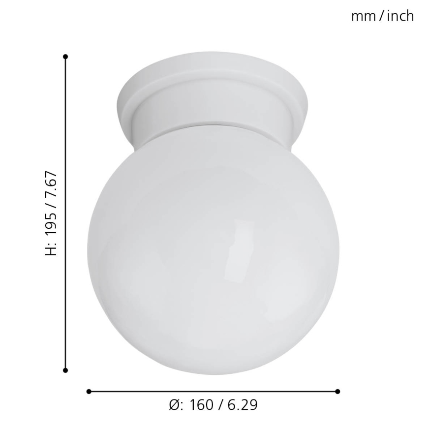 Eglo - Ceiling light 1xE27/28W/230V