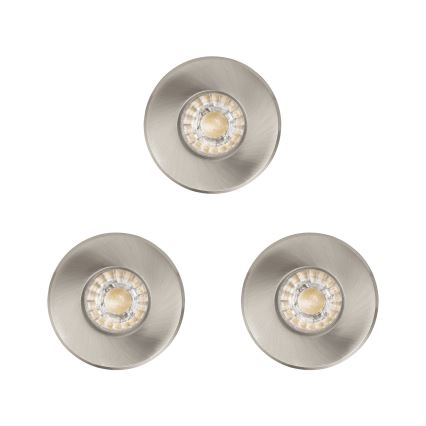 Eglo - SET 3x LED bathroom light IGOA 1xLED/3,3W/230V IP44