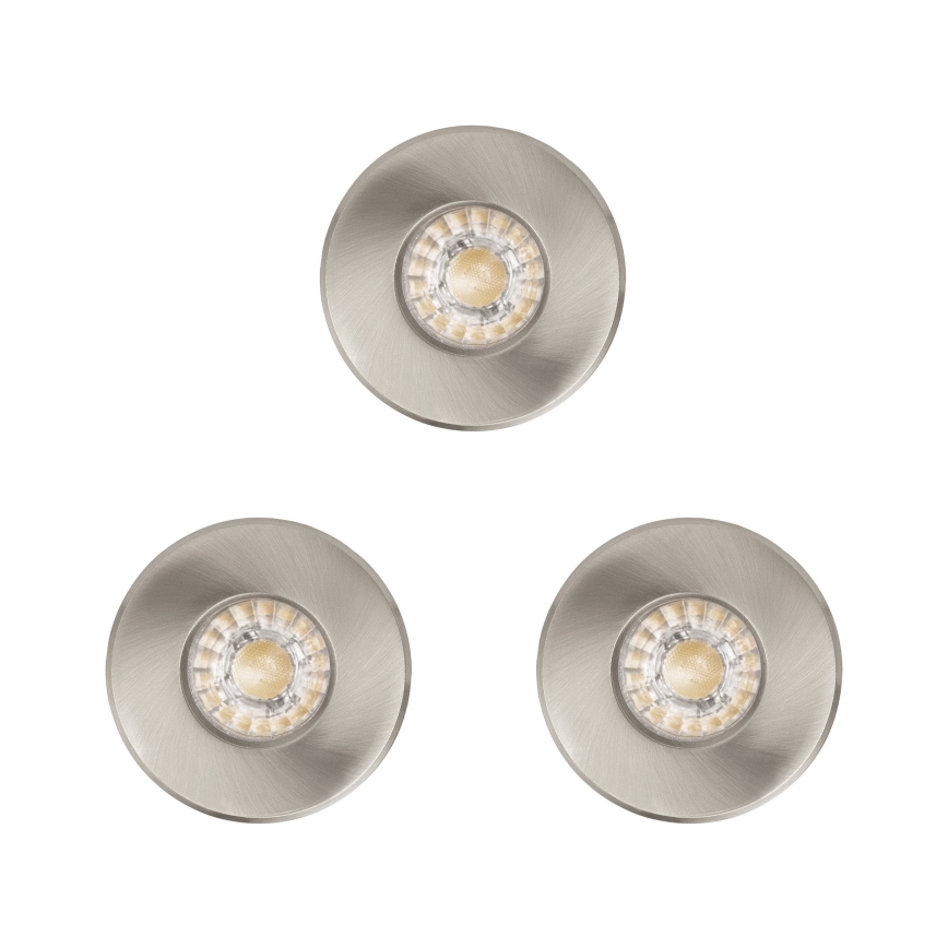Eglo - SET 3x LED bathroom light IGOA 1xLED/3,3W/230V IP44