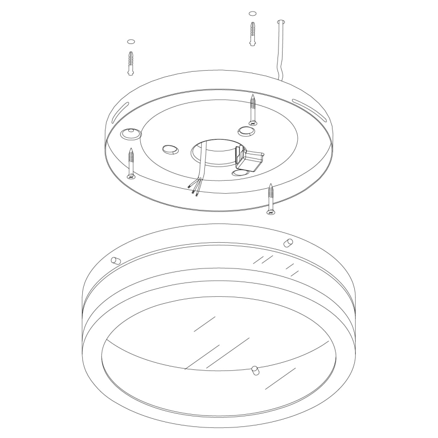 Eglo - LED bathroom light 1xLED/11W/230V IP44
