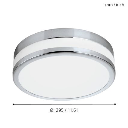 Eglo - LED bathroom light 1xLED/24W/230V IP44