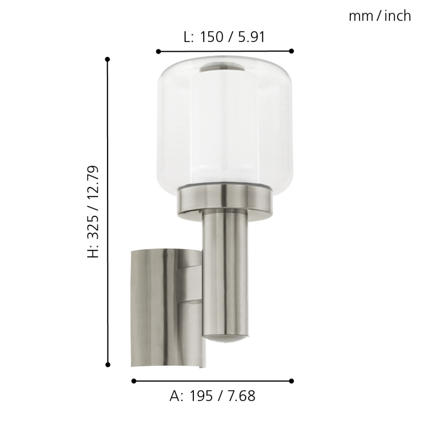 Eglo - Outdoor wall light 1xE27/40W