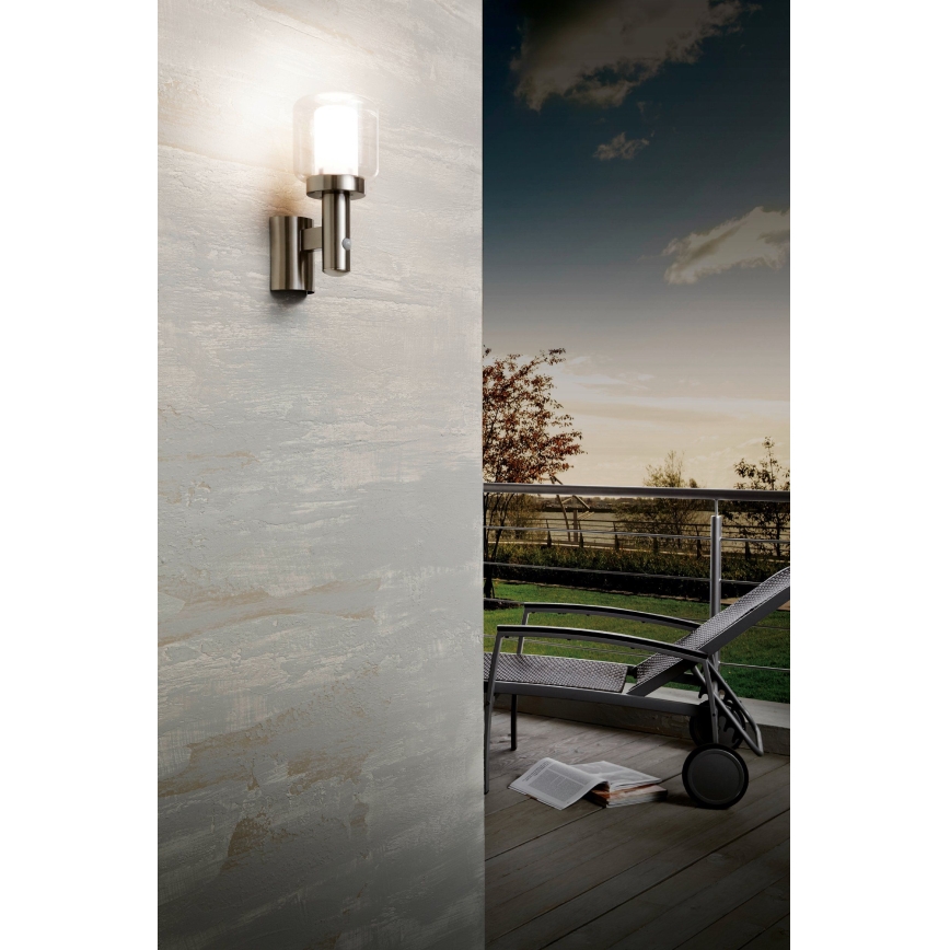 Eglo - Outdoor wall light with a sensor 1xE27/40W