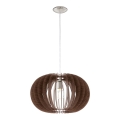 Eglo 95025 - Chandelier on a string STELLATO 1xE27/60W/230V brown