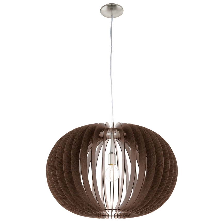 Eglo 95026 - STELLATO Cable Pendant 1xE27/60W/230V, 70 cm diameter, Brown
