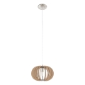 Eglo 95038 - STELLATO cable-hung pendant light 1x E27/60W/230V Ø 30 cm, beige