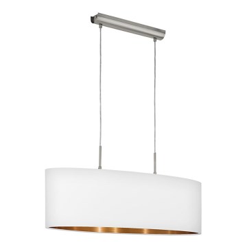 Eglo 95046 - Chandelier PASTERI 2xE27/60W/230V