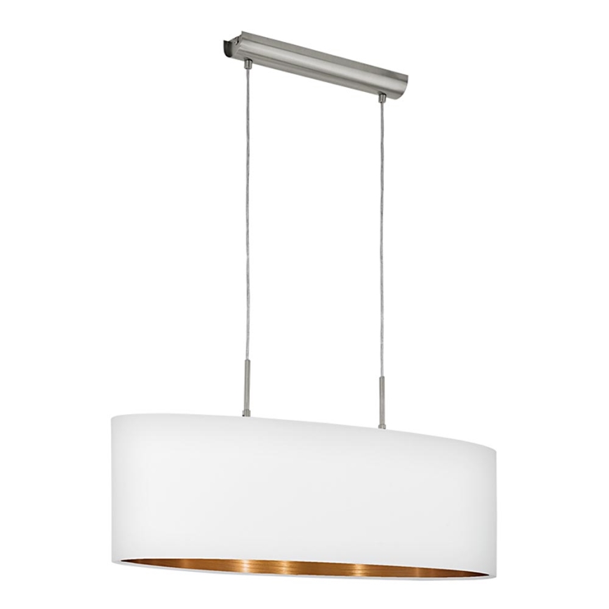 Eglo 95046 - Chandelier PASTERI 2xE27/60W/230V