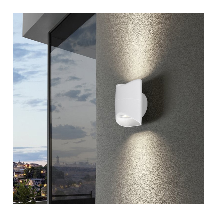 Eglo 95075 - Outdoor wall light ABRANTES 2xLED/6W/230V IP44