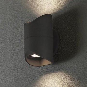 Eglo 95076 - Outdoor wall light ABRANTES 2xLED/6W/230V IP44