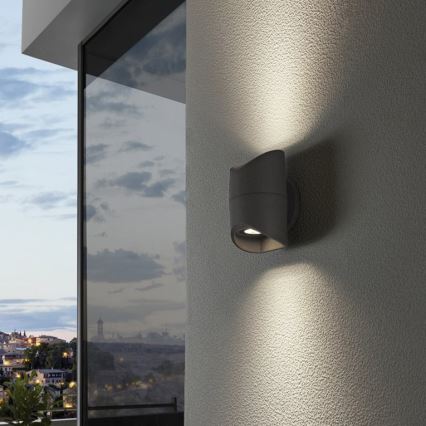 Eglo 95076 - Outdoor wall light ABRANTES 2xLED/6W/230V IP44