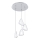Eglo 95219 - LED chandelier AMONDE 5xLED/6W/230V