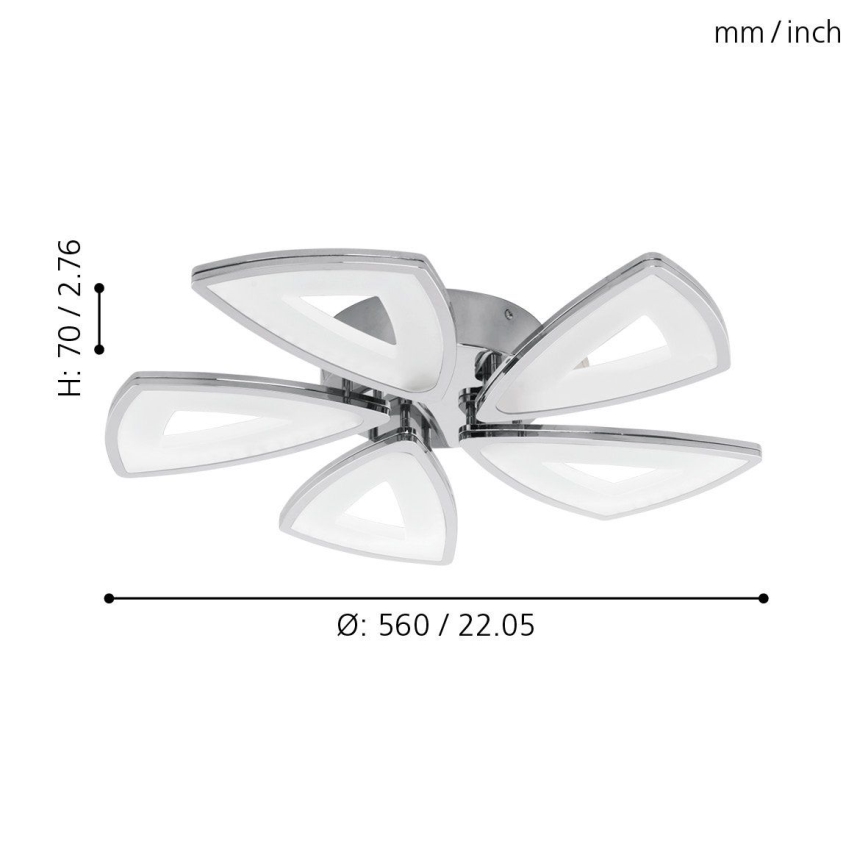 Eglo - LED ceiling light 5xLED/6W/230V