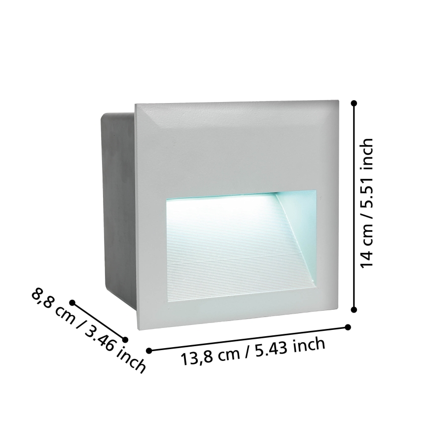 Eglo - LED Outdoor orientation light 1xLED/3,7W/230V IP65