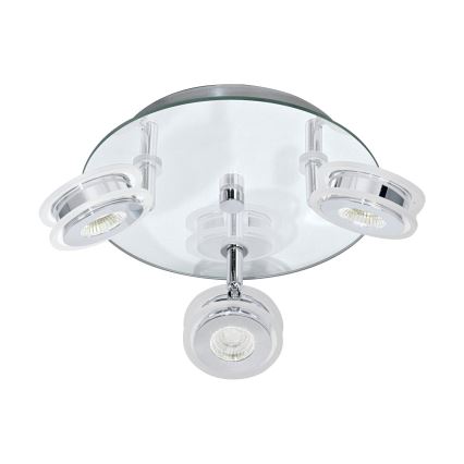 Eglo 95279 - LED bathroom spotlight AGUEDA 3xLED/3.3W/230V