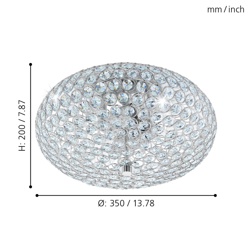 Eglo - Ceiling light 2xE27/60W/230V