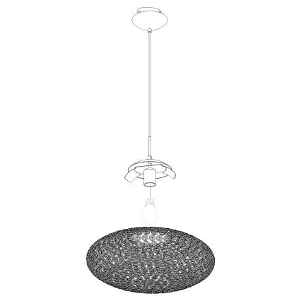 Eglo - Chandelier on a string 1xE27/60W/230V