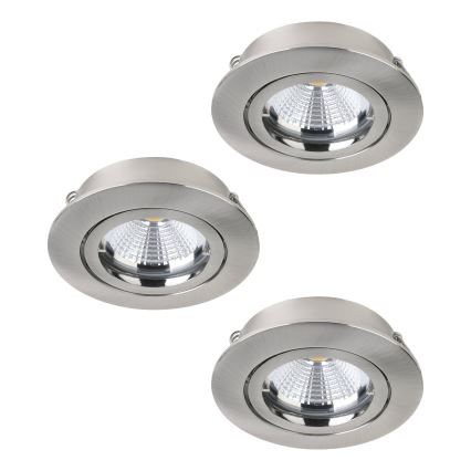 Eglo - SET of 3 LED recessed downlights TEDO 1xGU10-LED/5W/230V