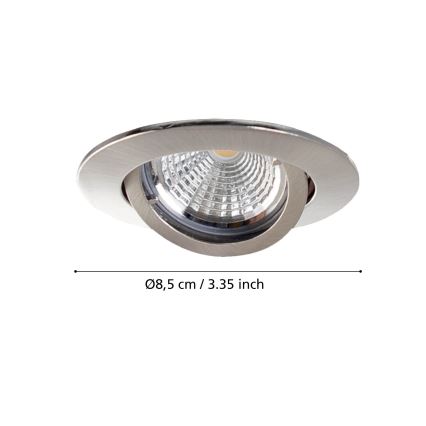 Eglo - SET of 3 LED recessed downlights TEDO 1xGU10-LED/5W/230V