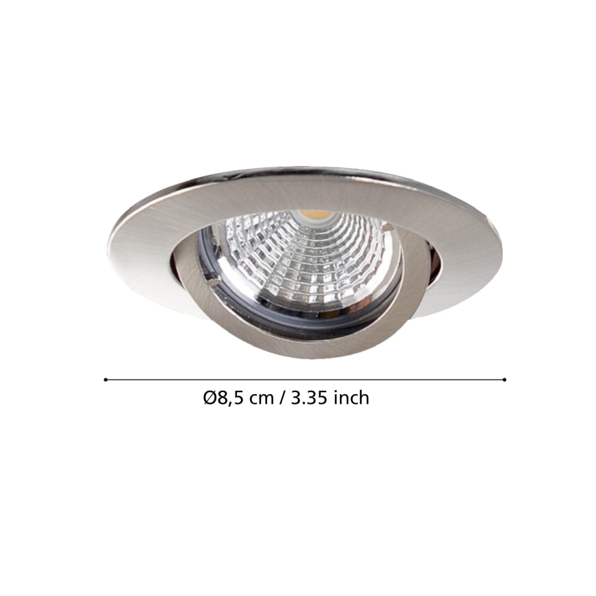 Eglo - SET of 3 LED recessed downlights TEDO 1xGU10-LED/5W/230V