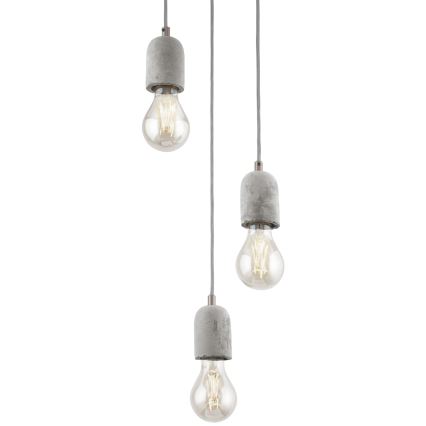 Eglo - Chandelier 3xE27/60W/230V