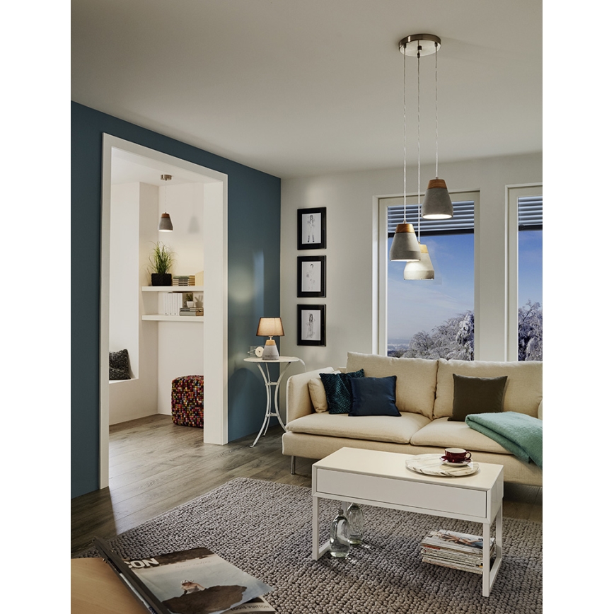 Eglo - Chandelier 3xE27/60W/230V