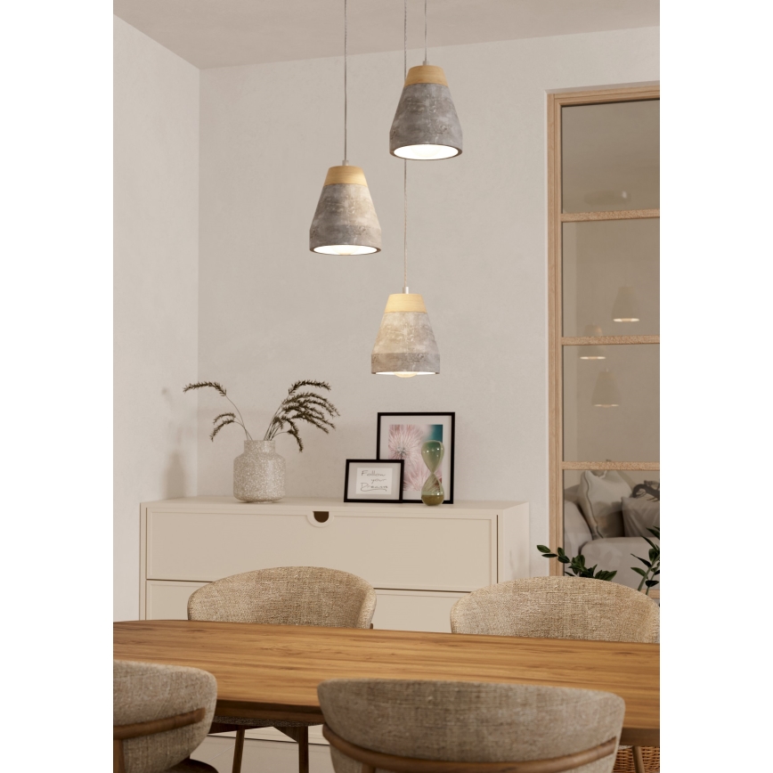 Eglo - Chandelier 3xE27/60W/230V