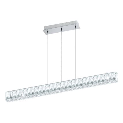 Eglo 95543 - Crystal dimmable chandelier TELLUGIO-S LED/36W/230V