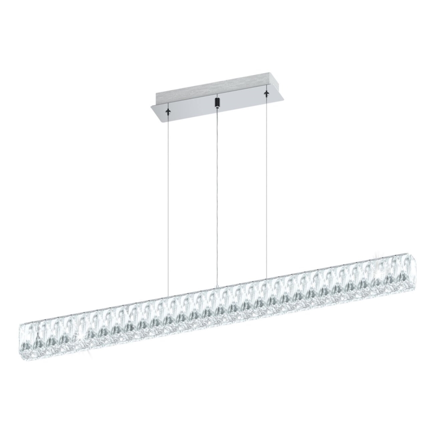Eglo 95543 - TELLUGIO-S Dimmable Crystal Chandelier LED/36W/230V