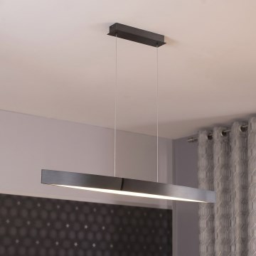 Eglo 95549 - FORNES-S dimmable LED cable pendant LED/24W/230V 2700-6500K black chrome