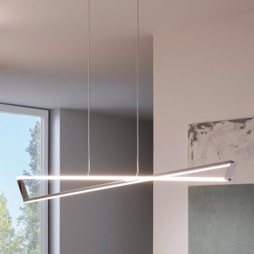 Eglo 95566 - LED chandelier AGRELA 2xLED/14.4W/230V