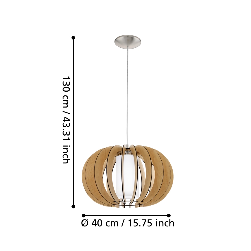 Eglo - Chandelier 1xE27/60W/230V