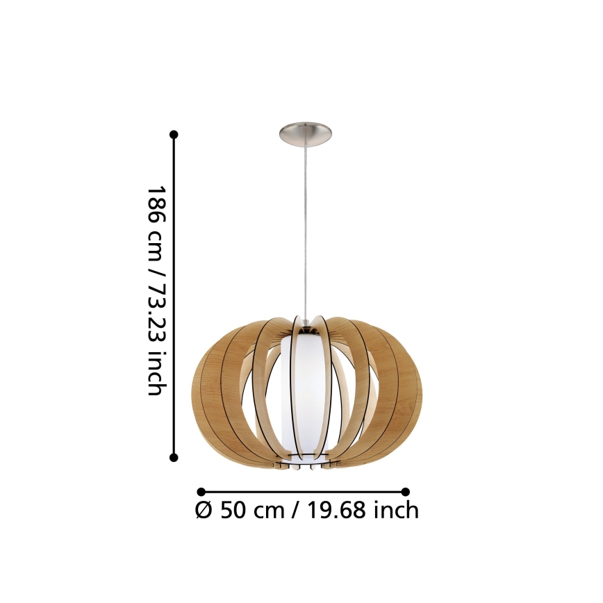 Eglo - Chandelier 1xE27/60W/230V