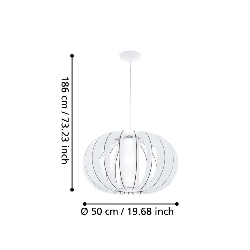 Eglo - Chandelier 1xE27/60W/230V